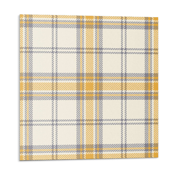 Falpanel Kockás minta geometrikus vonalakkal