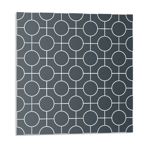 Öntapadó falburkolat Körök és vonalak mintázata a geometriában