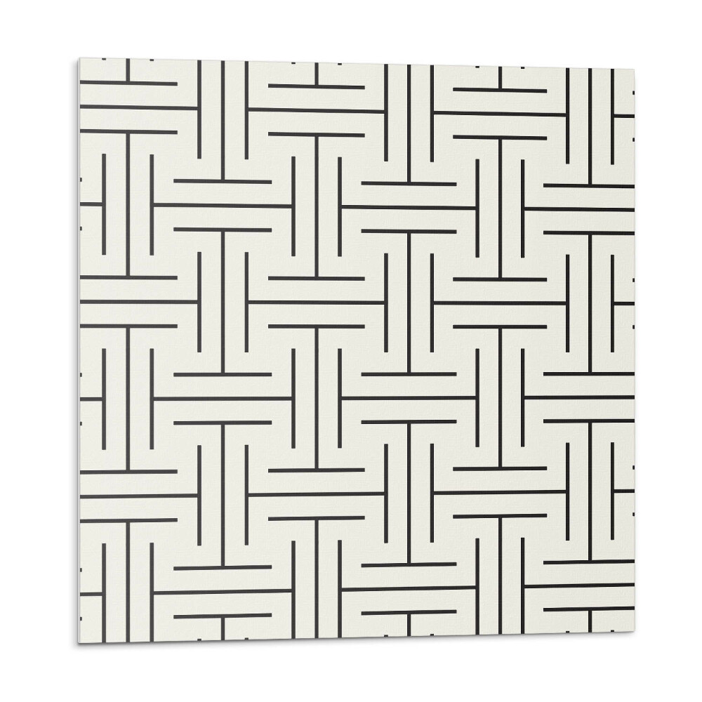 Öntapadó falburkolat Kockás geometrikus motívum