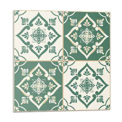 Dekorpanel falra Virágmotívumok kerámián