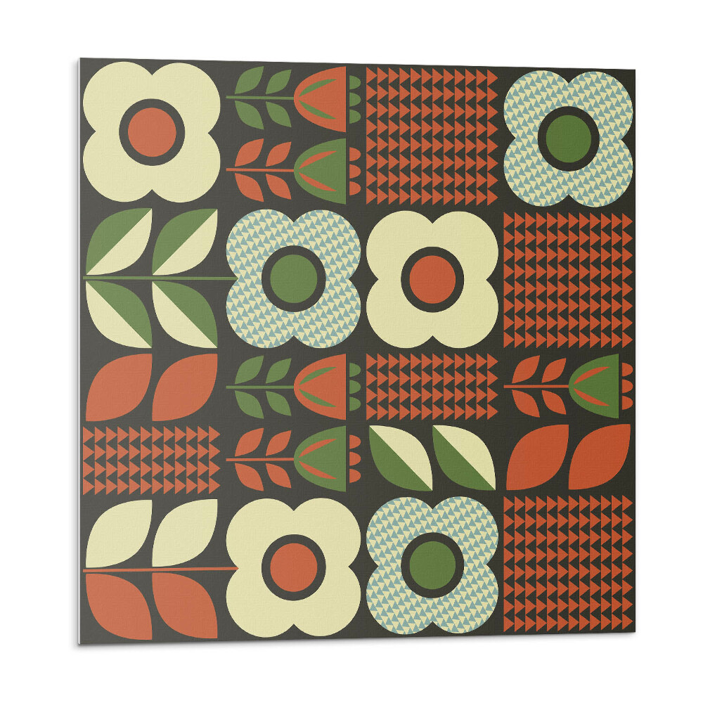 Falpanel Virágmotívumok és formák