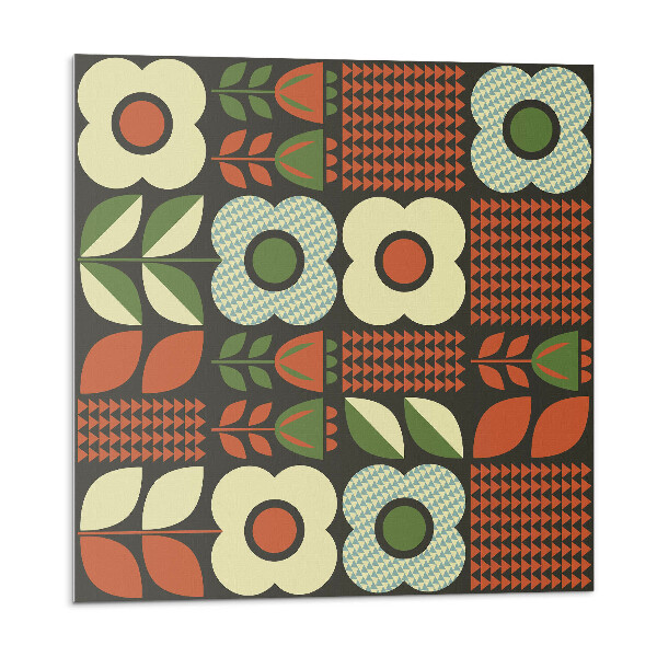 Falpanel Virágmotívumok és formák