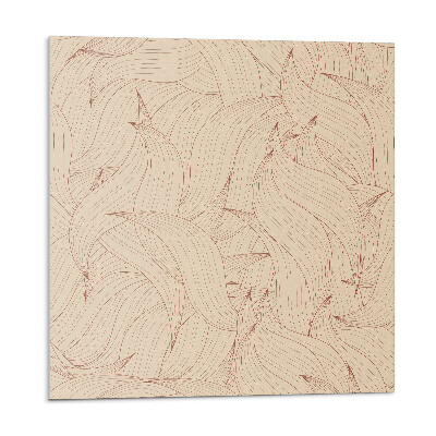 Falpanel Hullámos vonalminta