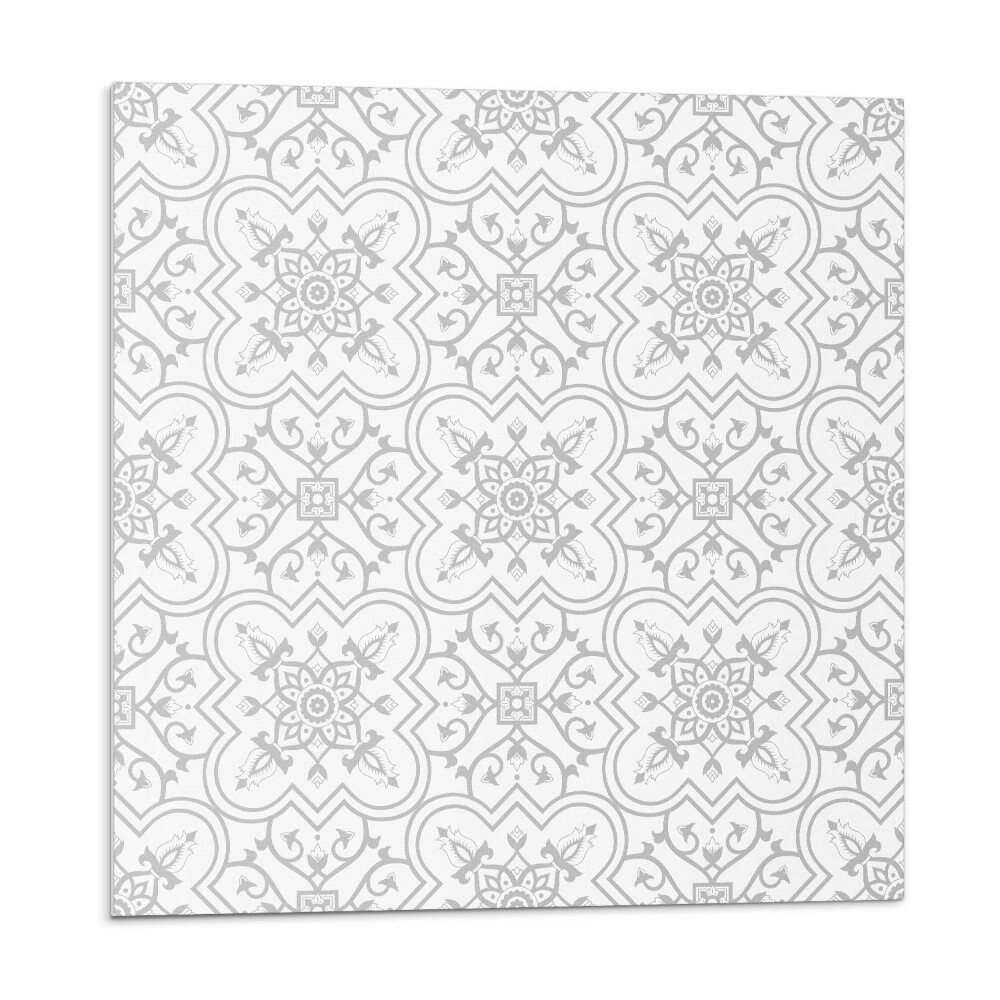 Falpanel Virágminta dekoratív részletekkel