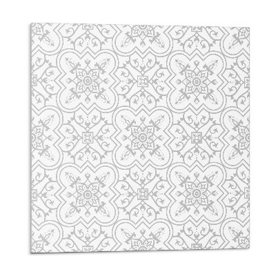 Falpanel Virágminta dekoratív részletekkel