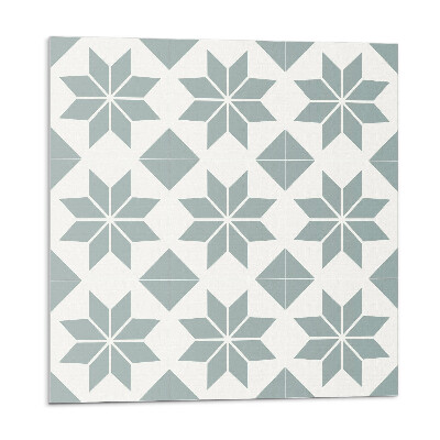 Dekorpanel falra Virágmotívumok geometrikus stílusban