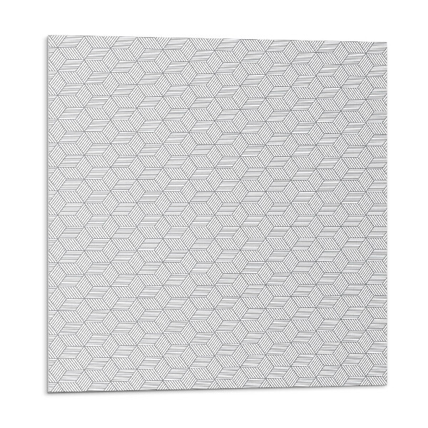 Falpanel Hatszögletű levelek dinamikus stílusban