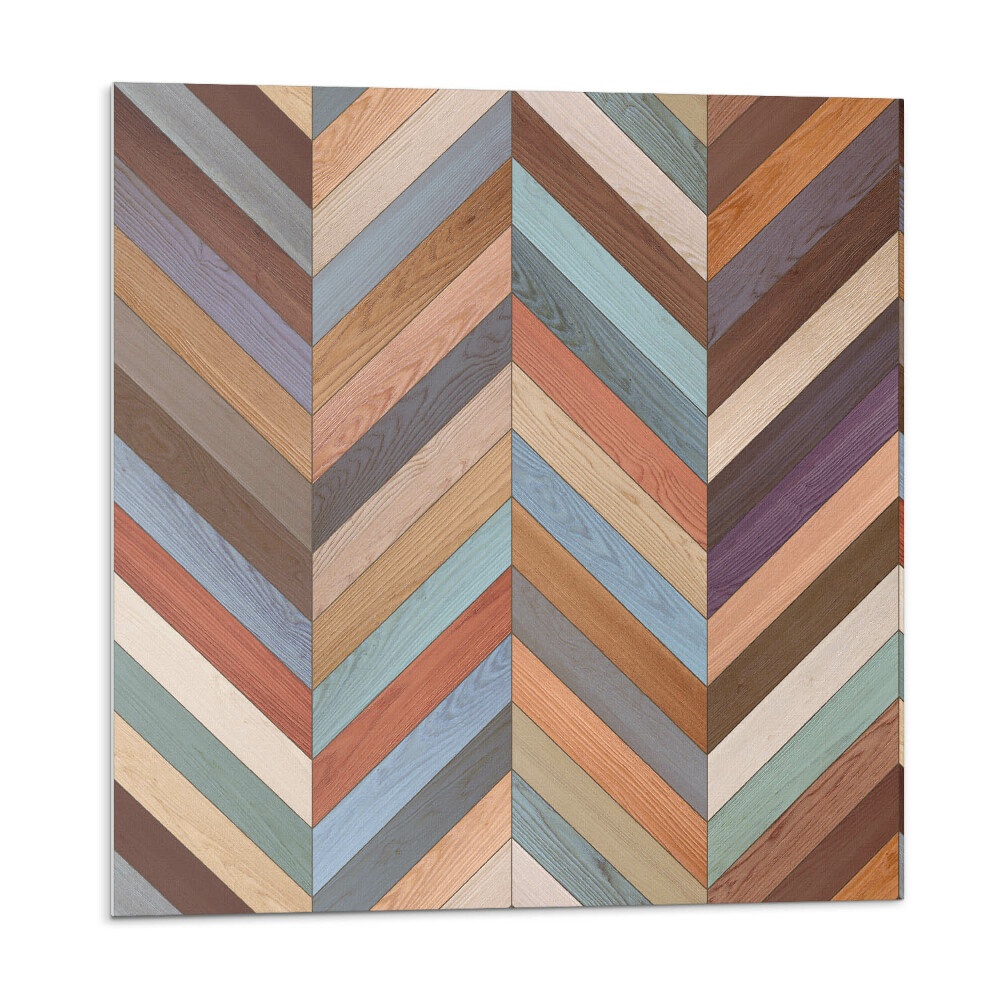 Dekorpanel falra Fa stílusú halszálkaminta