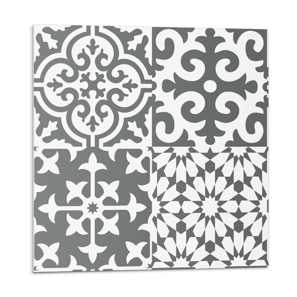 Dekorpanel falra Dekoratív minták a csempéken