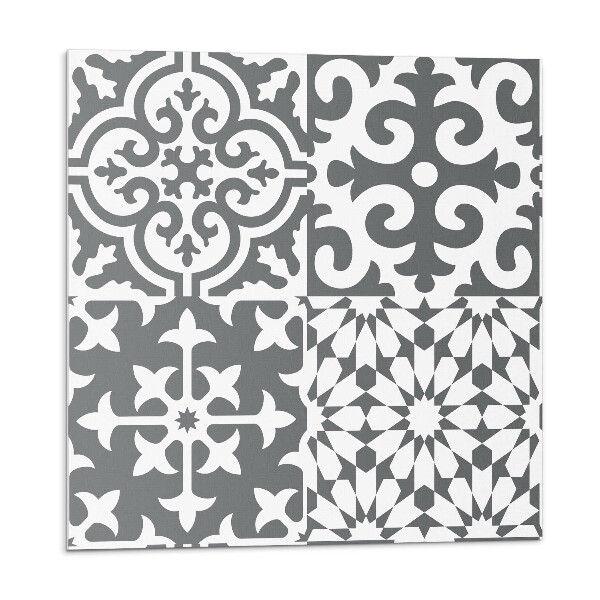 Dekorpanel falra Dekoratív minták a csempéken