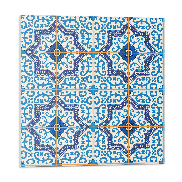 Falpanel Elegáns stílusú csempézett díszek