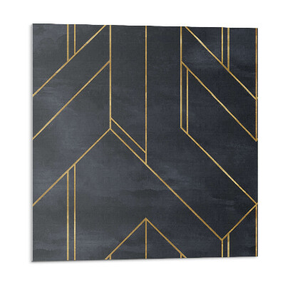 Dekorpanel falra Vonalak és geometriai formák mintázata