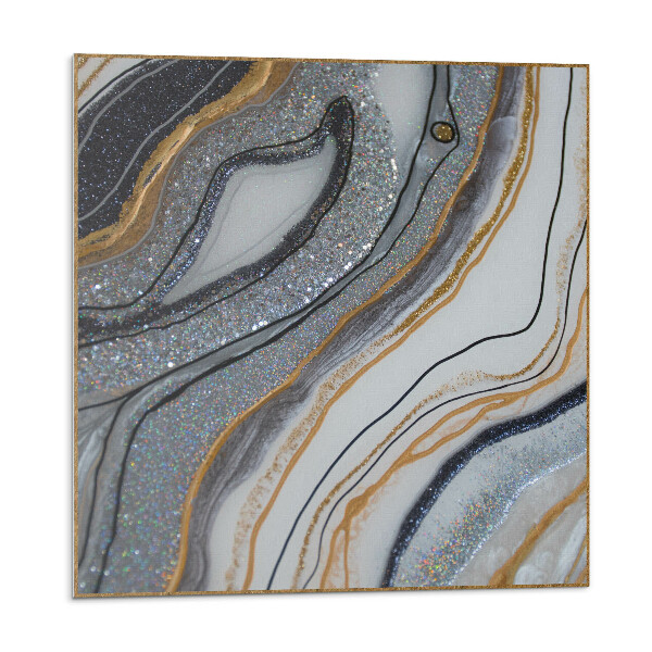 Dekorpanel falra Absztrakt hullámok fényhatással