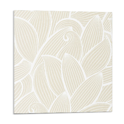 Falpanel Finom levelek hullámos mintákban