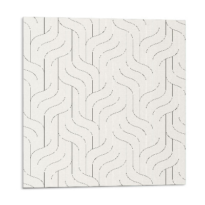 Falpanel Geometriai hullámok harmonikus mintázatban