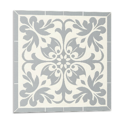 Dekorpanel falra Növényi motívum a csempéken