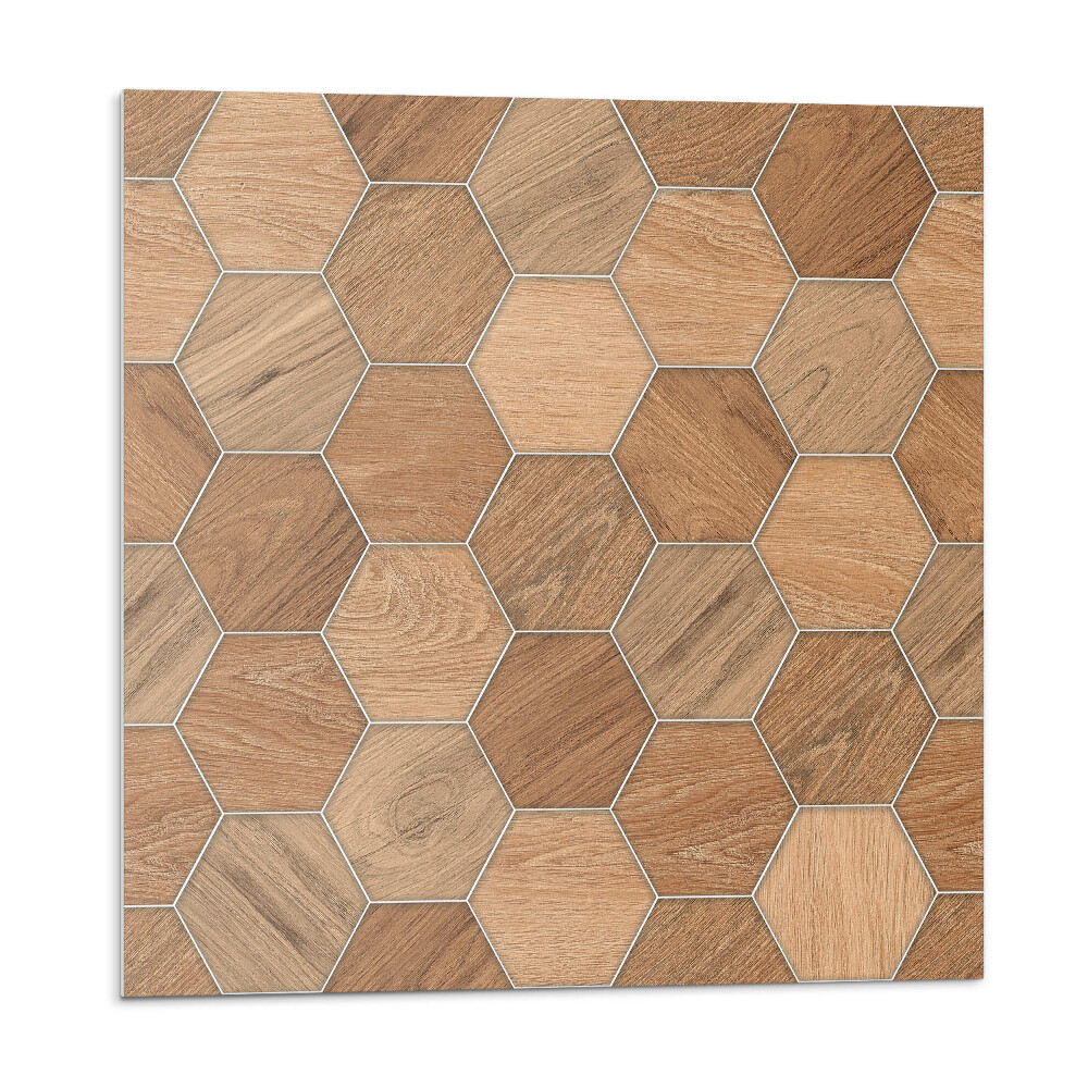 Dekorpanel falra Hatszögletű minta a felületen