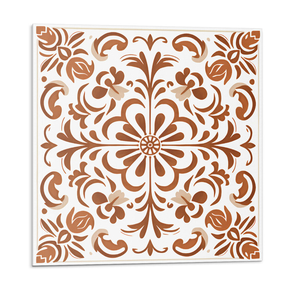 Öntapadó falburkolat Virágos díszítő minta