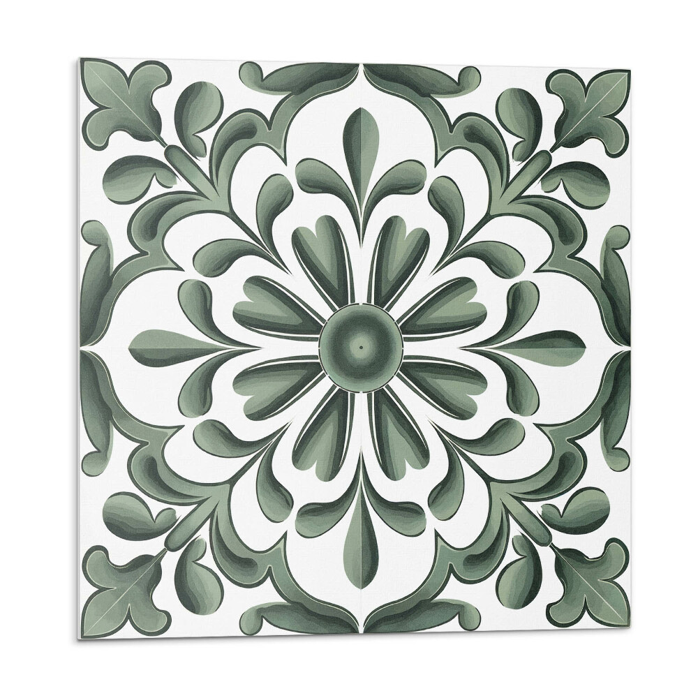 Falpanel Növényi motívum körben