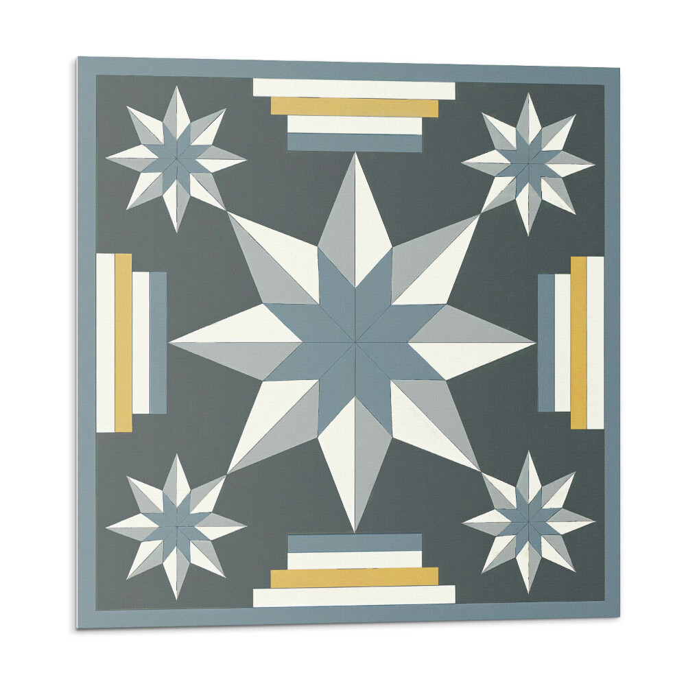 Pvc falburkolat Csillagformák geometrikus stílusban