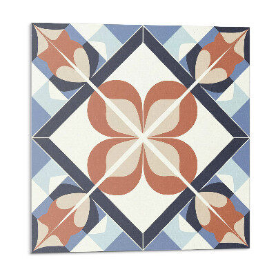 Dekorpanel falra Virágminta szimmetrikus formákban