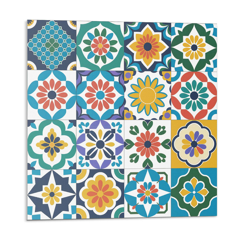 Öntapadó falburkolat Virág- és geometrikus kompozíciók