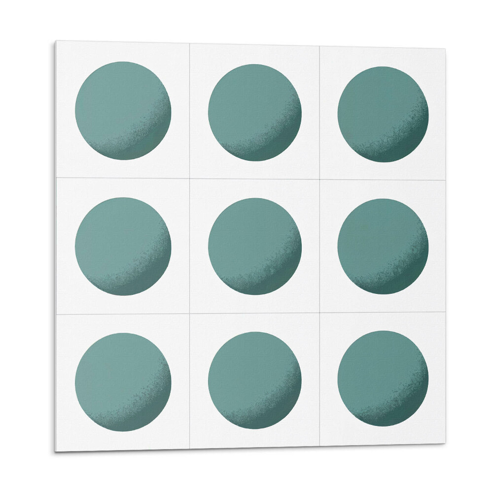 Dekorpanel falra Geometriai körök egy rácsban