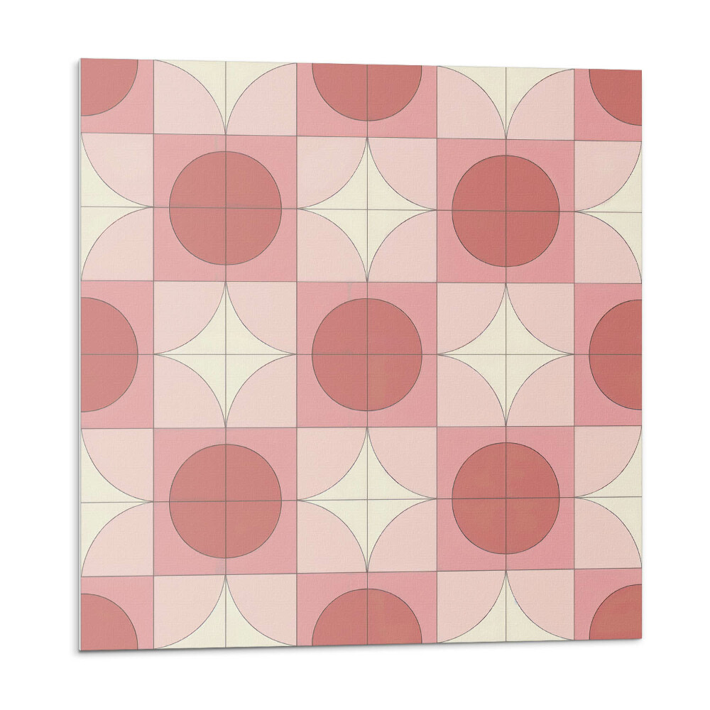 Pvc falburkolat Körök és virágos díszítések