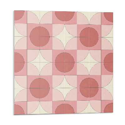 Pvc falburkolat Körök és virágos díszítések