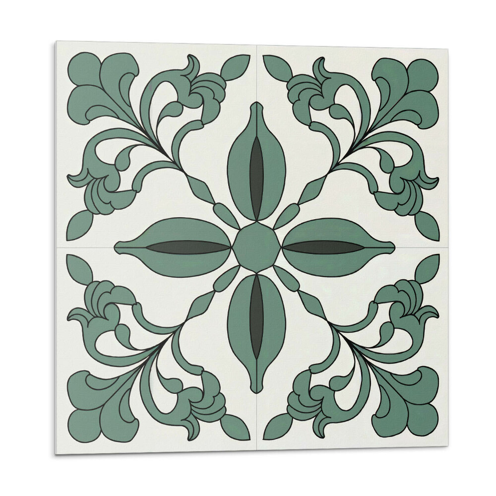 Falpanel Stílusos növényi motívum