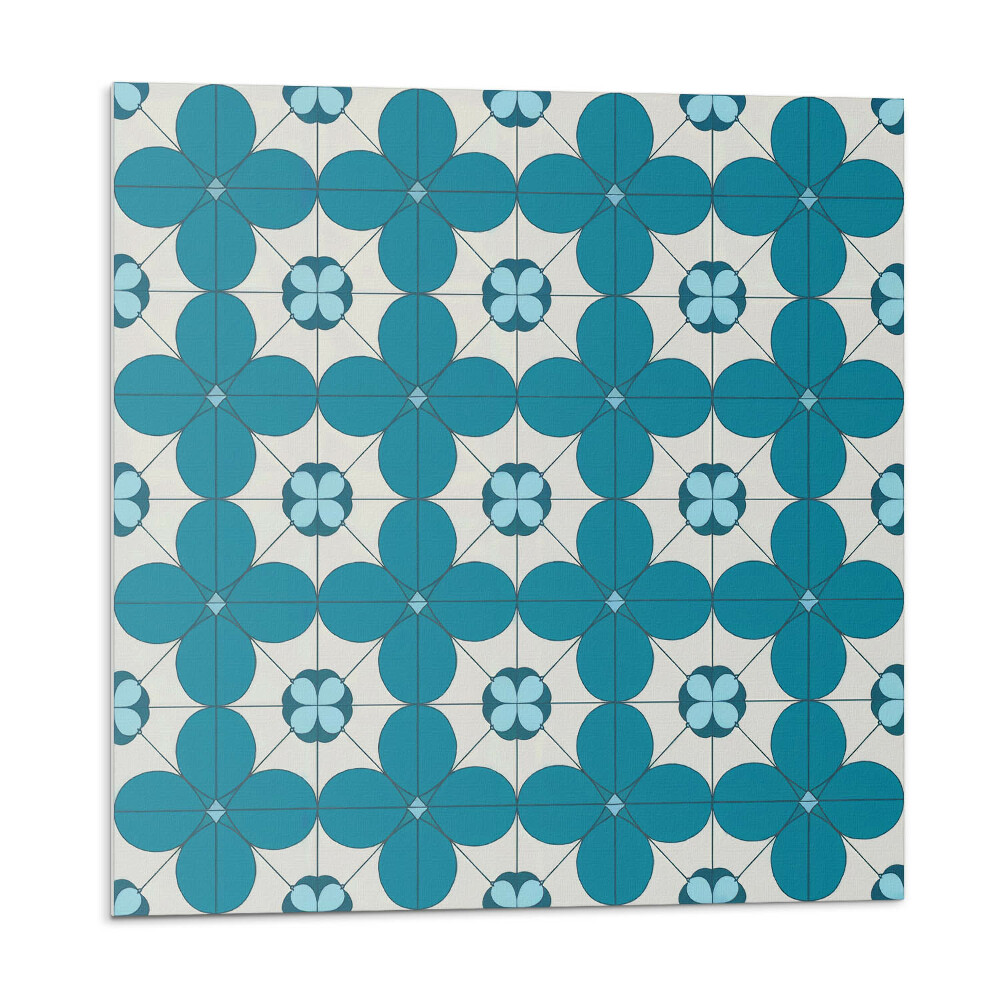 Pvc falburkolat Virágmotívum geometrikus formákban