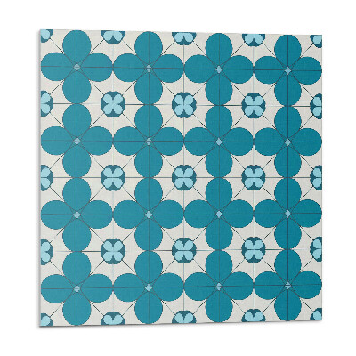 Pvc falburkolat Virágmotívum geometrikus formákban