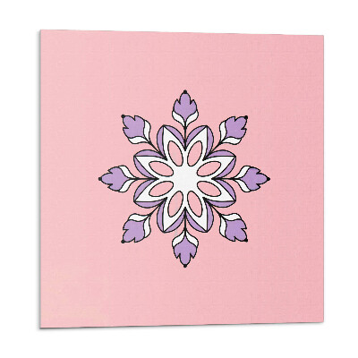 Öntapadó falburkolat Harmonikus formájú virágmandala