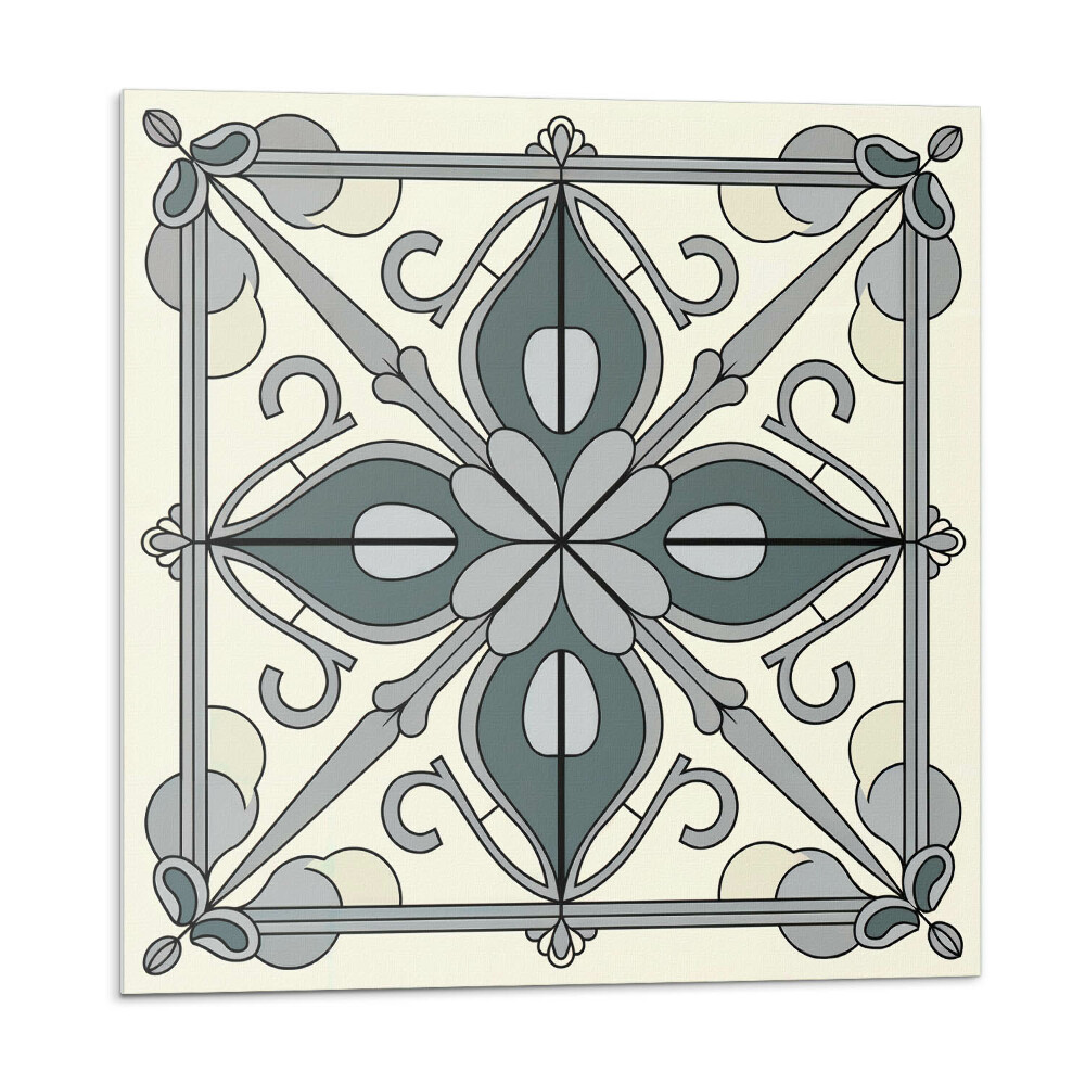 Dekorpanel falra Virágmotívum díszítő részletekkel