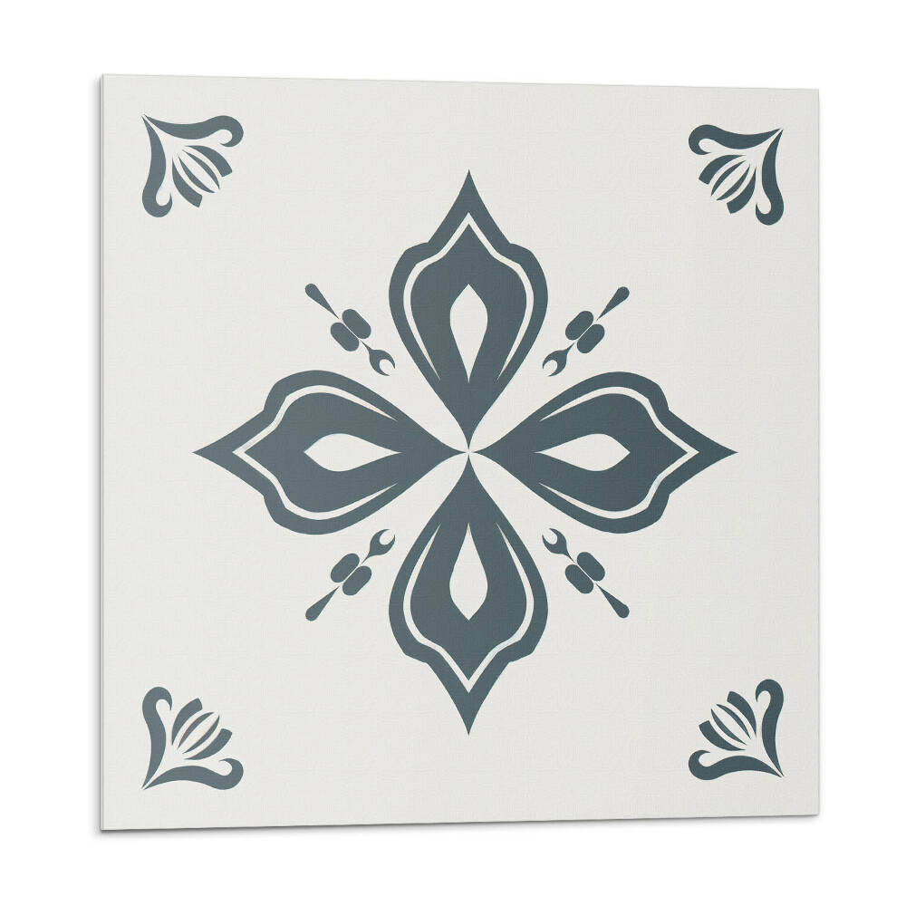 Dekorpanel falra Virágminta a keresztben