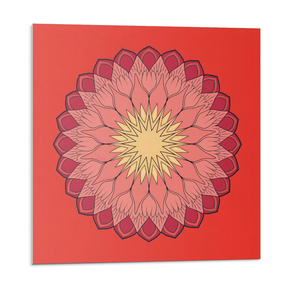 Falpanel Virágmintás mandala