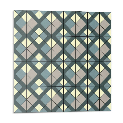 Falpanel Kockás geometrikus minta