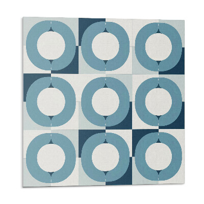 Dekorpanel falra Kerek alakok harmonikus elrendezésben