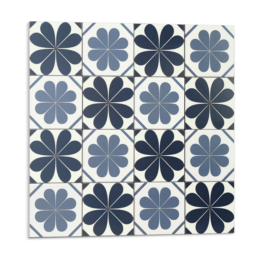 Öntapadó falburkolat Virágmotívum a csempéken