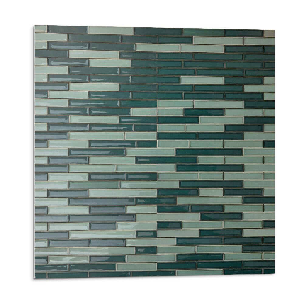 Falpanel Téglalap alakú csempe mozaikja