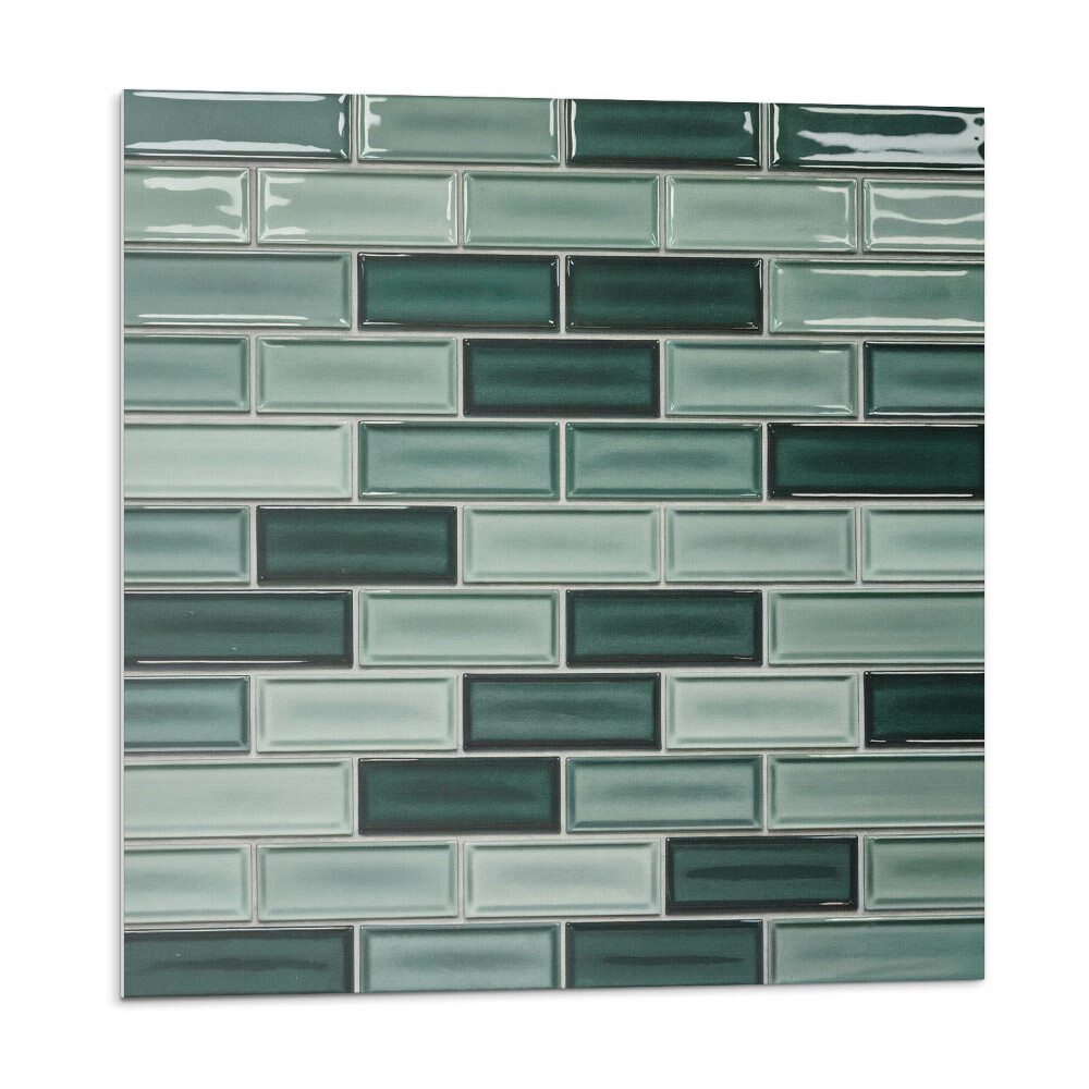 Falpanel Téglalap alakú mozaik színes tónusokban