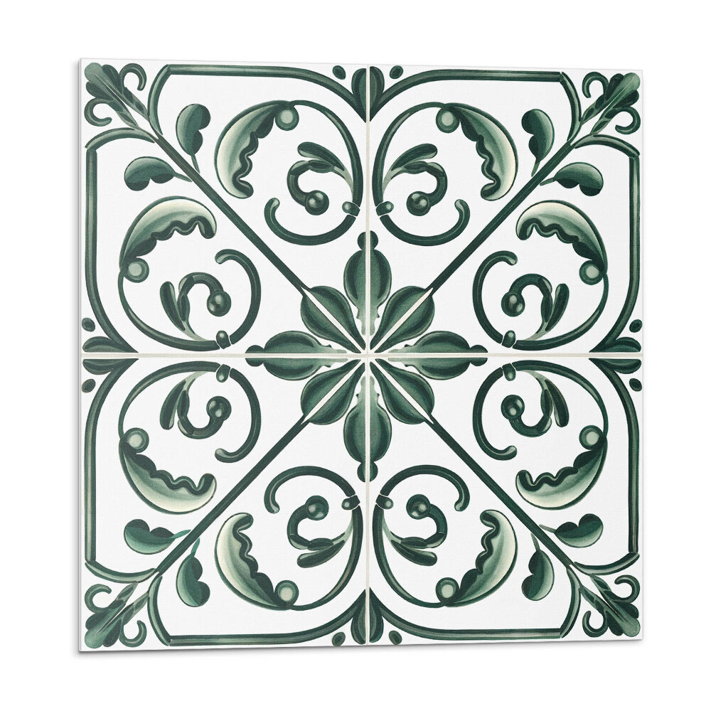 Falpanel Növényi motívumok dekoratív részletekkel