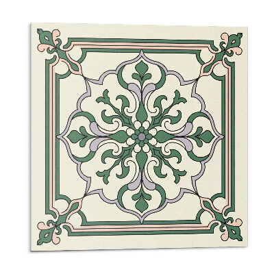 Falpanel Virágmotívum díszítő részletekkel