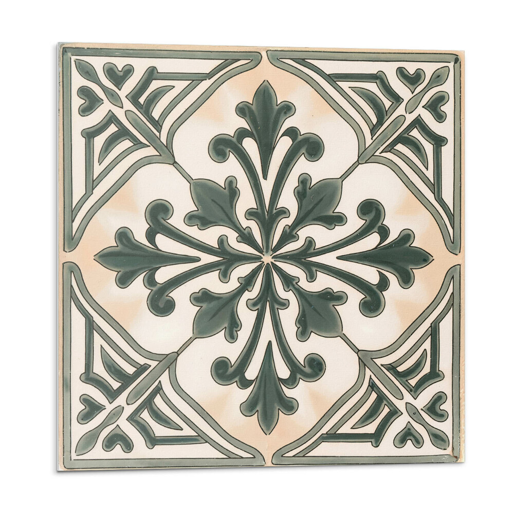 Dekorpanel falra Növényi motívum négyzet formájában