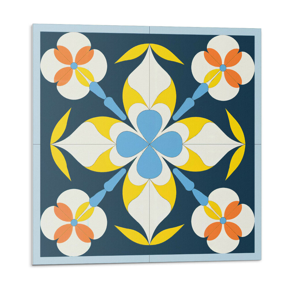 Falpanel Virágmotívum