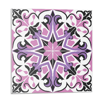 Dekorpanel falra Virágmotívumok csillagok formájában