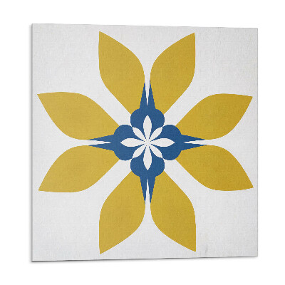 Öntapadó falburkolat Virágmotívum levelekkel