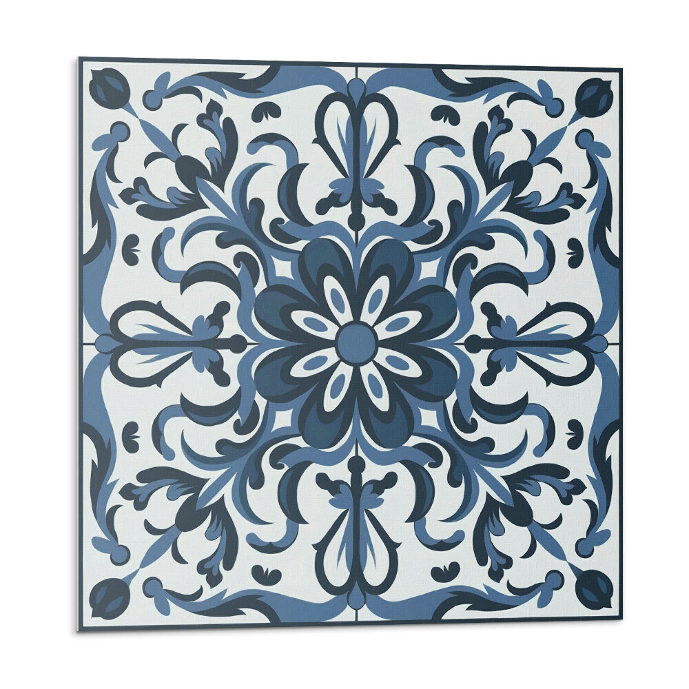 Pvc falburkolat Virágmotívumok dekoratív részletekkel