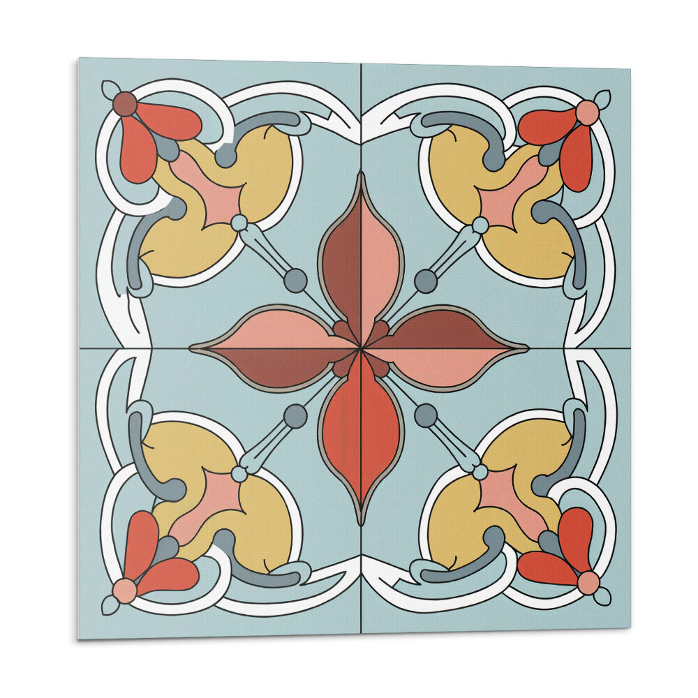 Dekorpanel falra Virágmotívum finom díszítésekkel