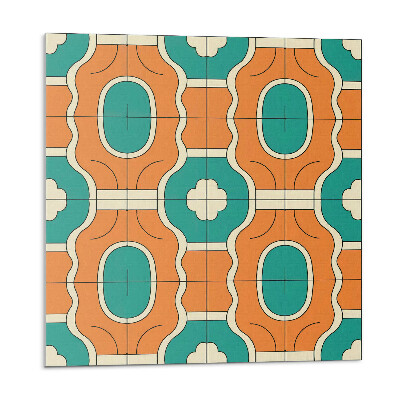 Falpanel Kockás minta geometrikus stílusban